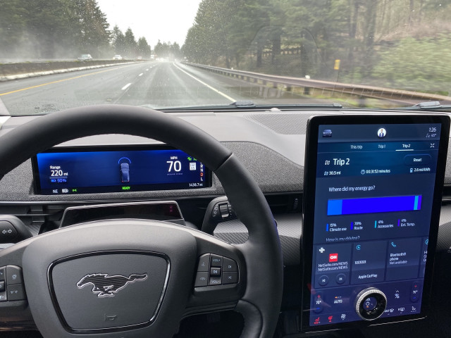 2021 Ford Mustang Mach-E range test