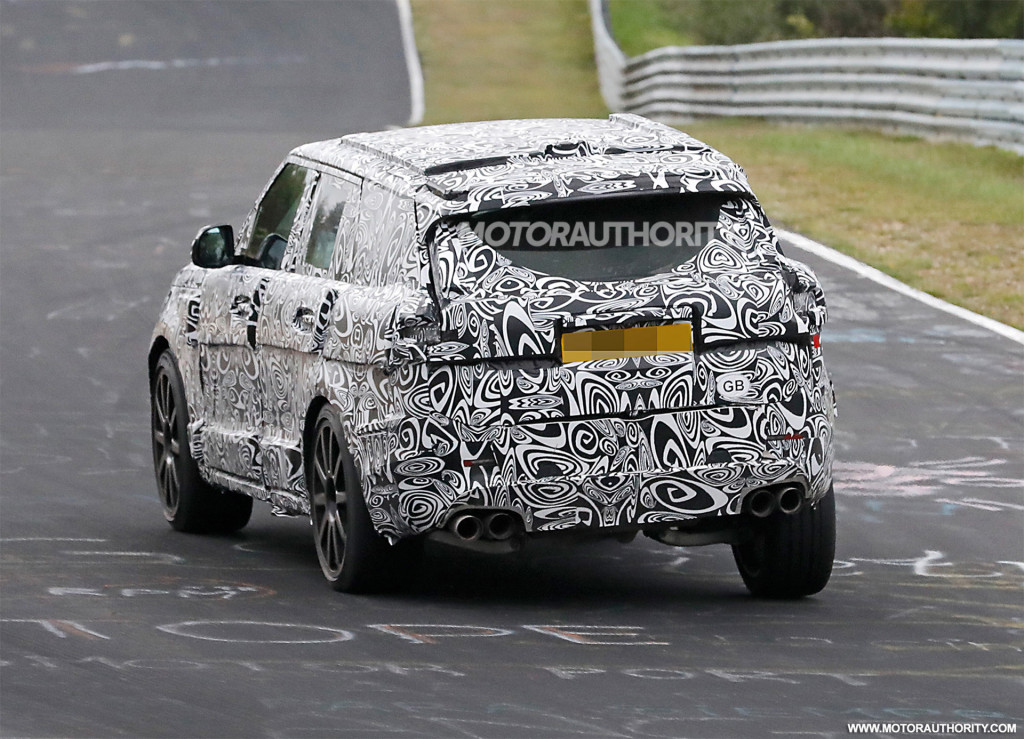 2024 Land Rover Range Rover Sport SVR spy shots - Photo credit: S. Baldauf/SB-Medien