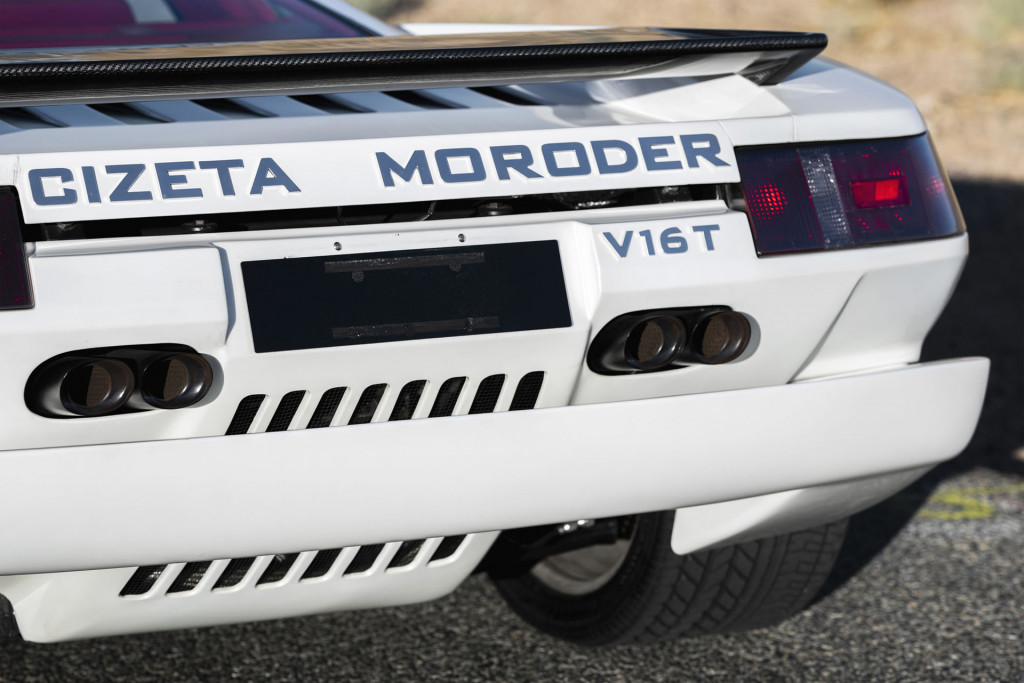 Cizeta-Moroder V16T prototype - Photo credit: Patrick Ernzen/RM Sotheby's
