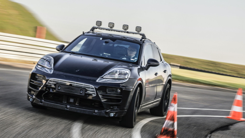 Electric Porsche Macan development