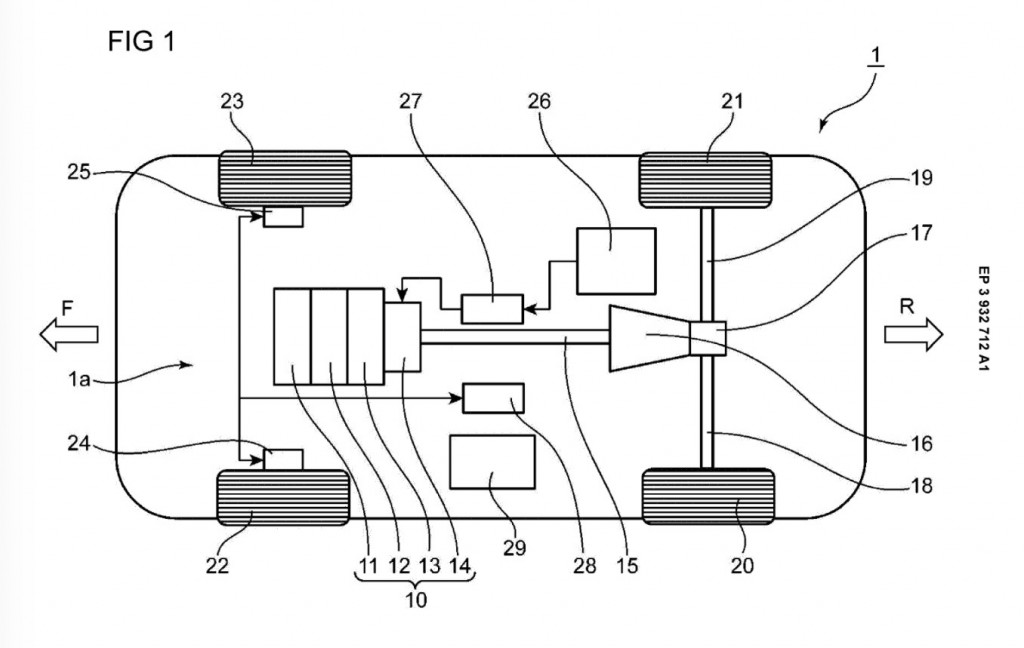 Mazda hybrid drive unit designed for use with rotary engine