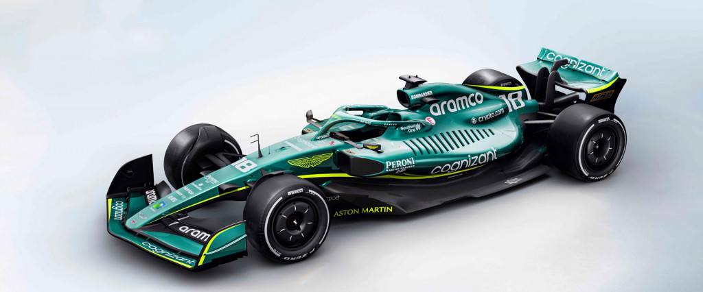 2022 Aston Martin AMR22 Formula One race car