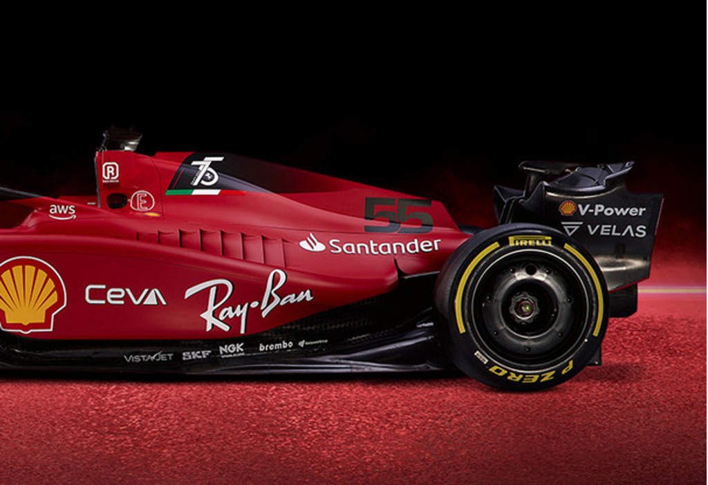 2022 Ferrari F1-75 Formula One race car