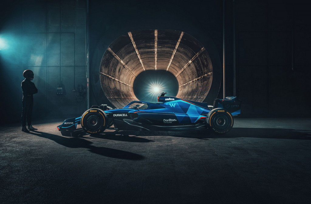 2022 Williams FW44 Formula One race car