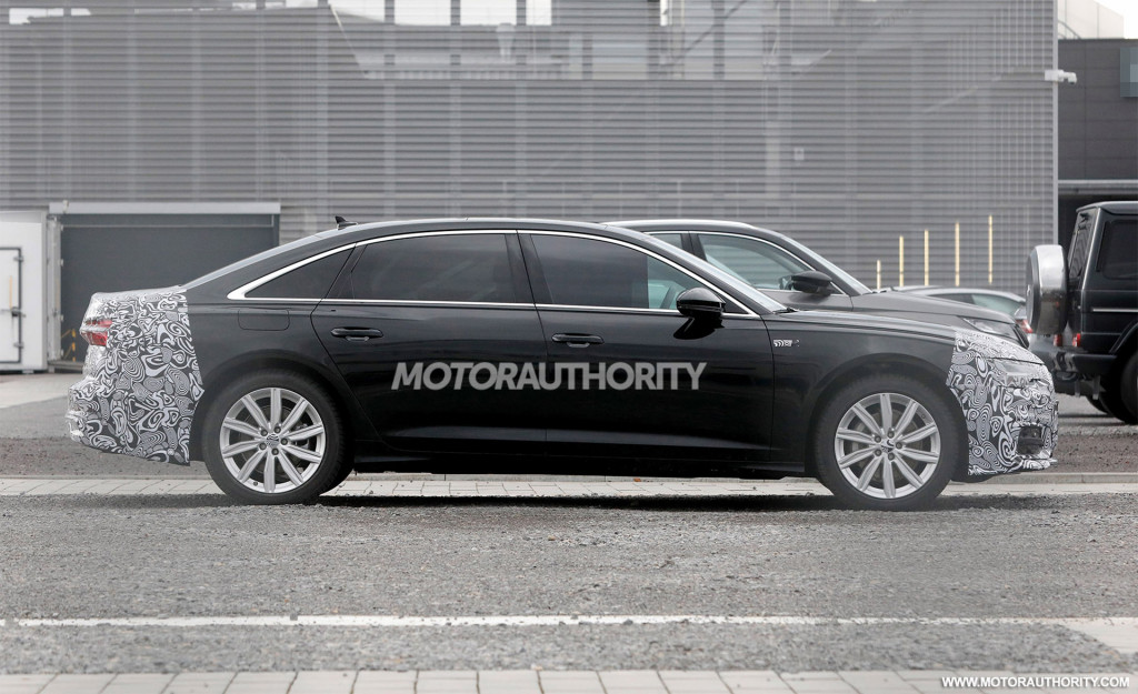 2023 Audi A6 facelift spy shots - Photo credit: S. Baldauf/SB-Medien