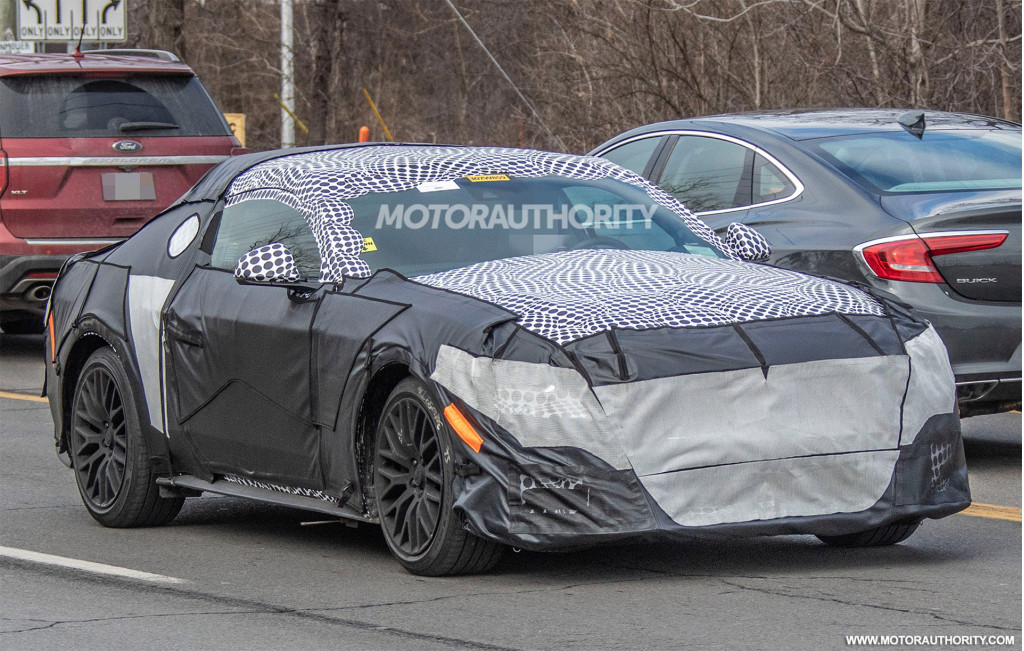 2024 Ford Mustang GT spy shots - Photo credit: S. Baldauf/SB-Medien