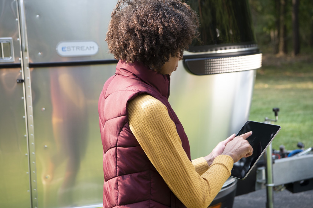 Airstream eStream electric camping trailer