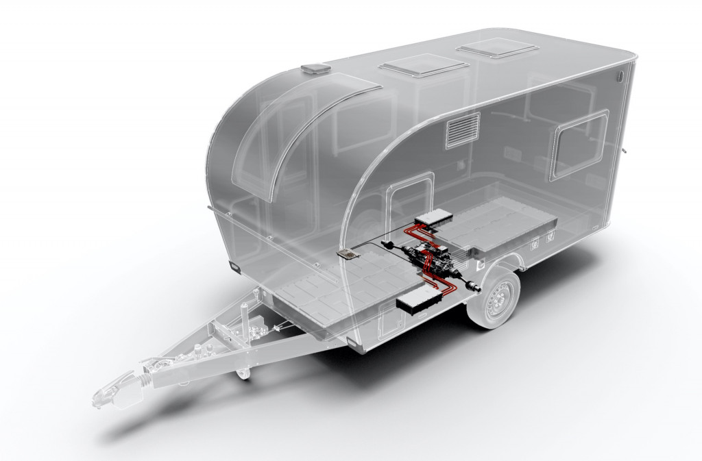 Dethleffs E.Home Caravan electric camping trailer prototype