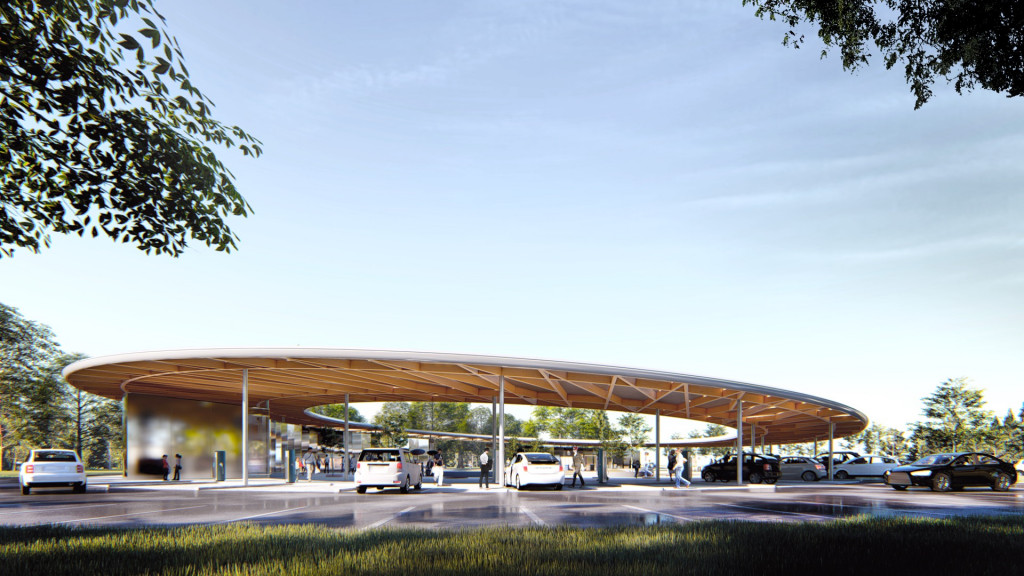 Electric fueling station of the future  -  