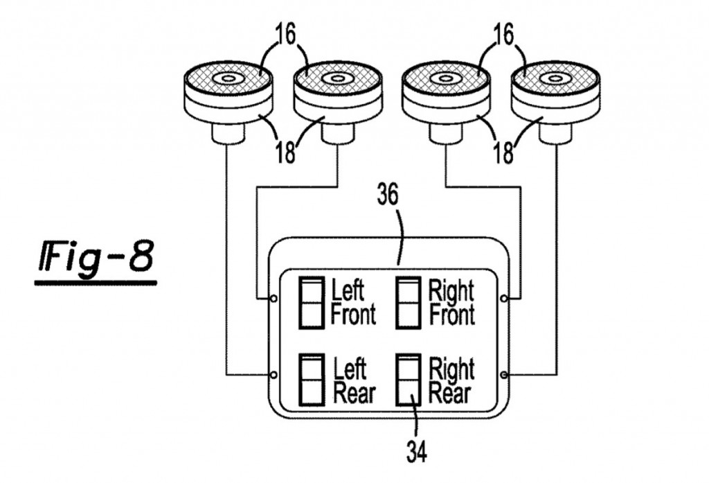 Ford magnetic pickup truck bed patent image
