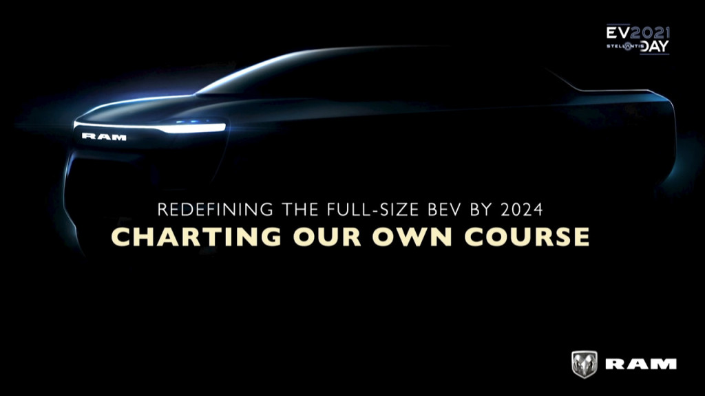 Ram 1500 BEV  -  2021 Stellantis EV Day