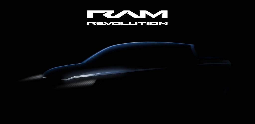 Teaser for electric Ram 1500 concept