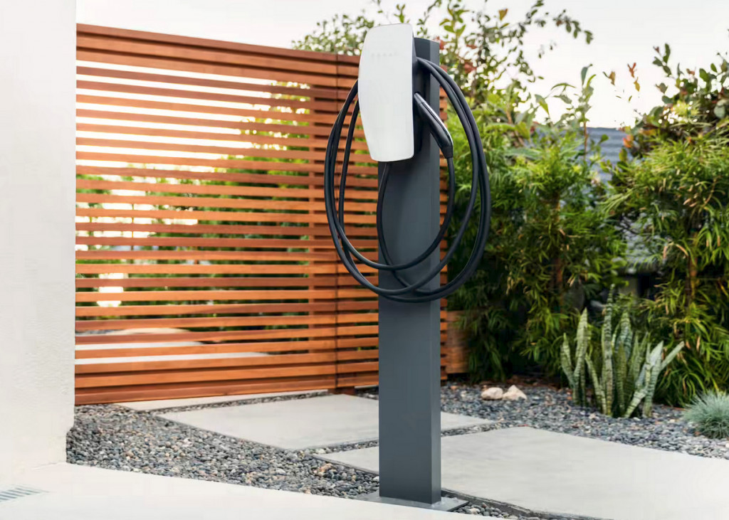 Tesla Wall Connector, on pedestal Tesla Wall Connector, on pedestal
