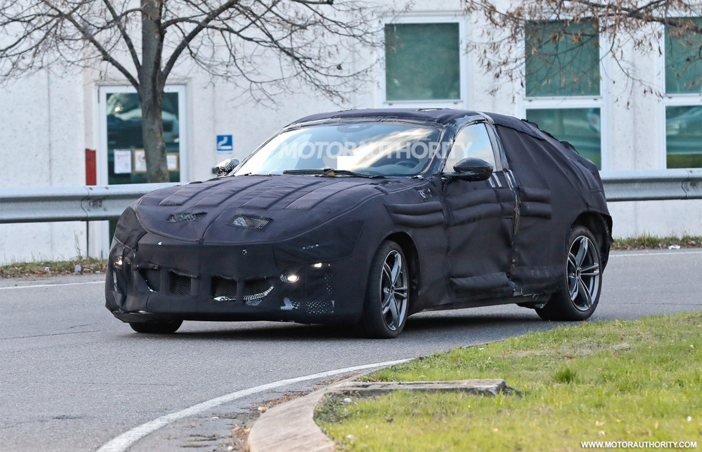 2023 Ferrari Purosangue spy shots - Photo credit: S. Baldauf/SB-Medien