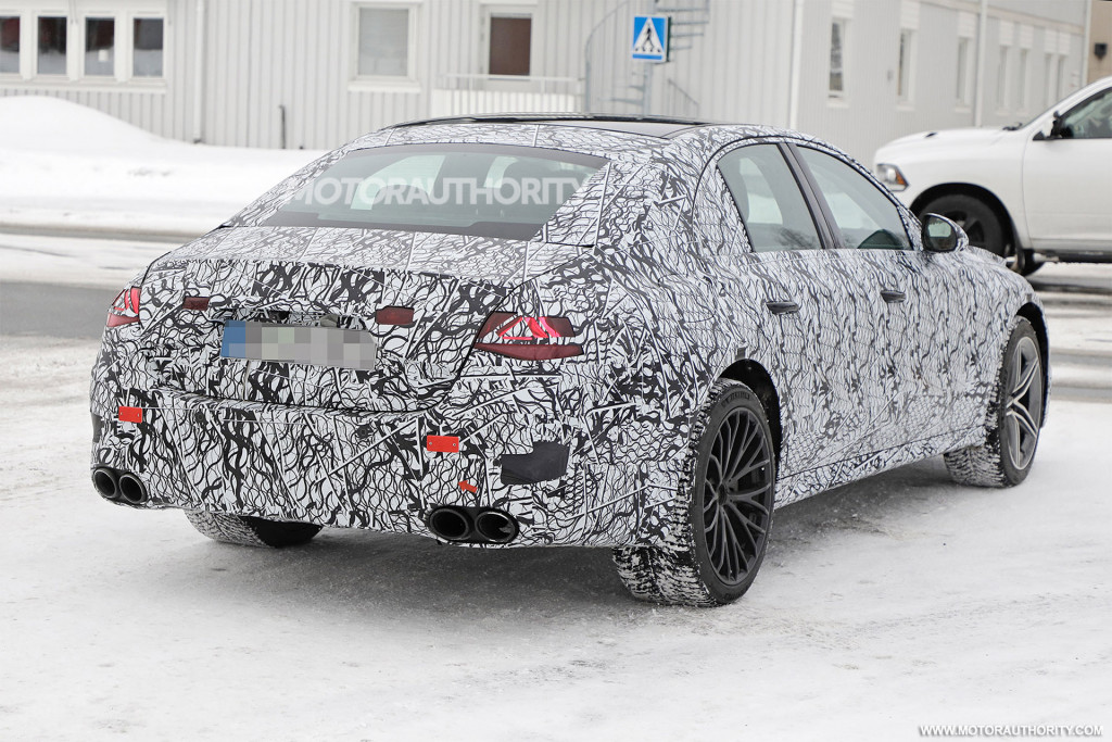 2024 Mercedes-Benz AMG E 53 spy shots - Photo credit: S. Baldauf/SB-Medien