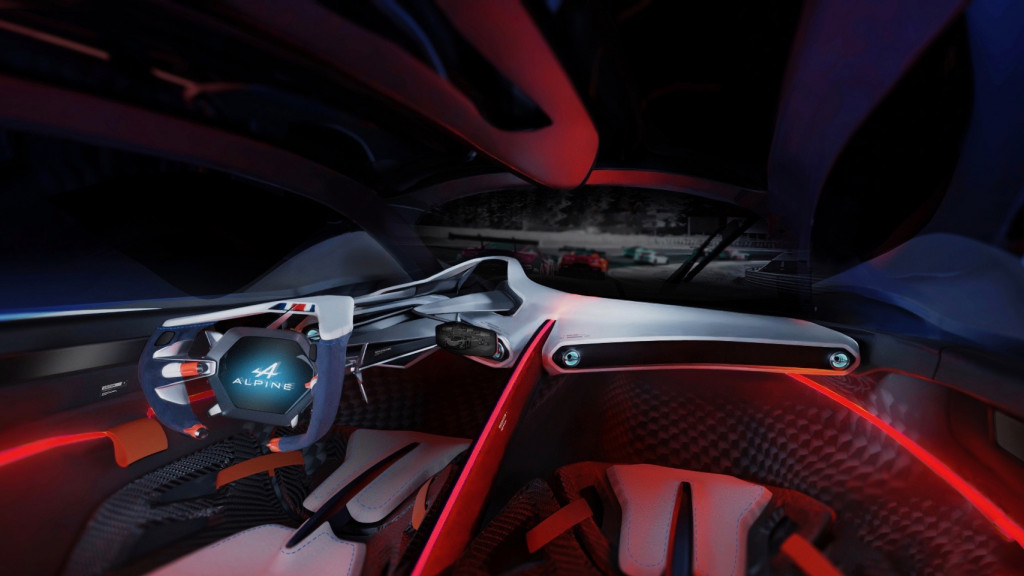 Alpine A4810 hypercar study by IED students