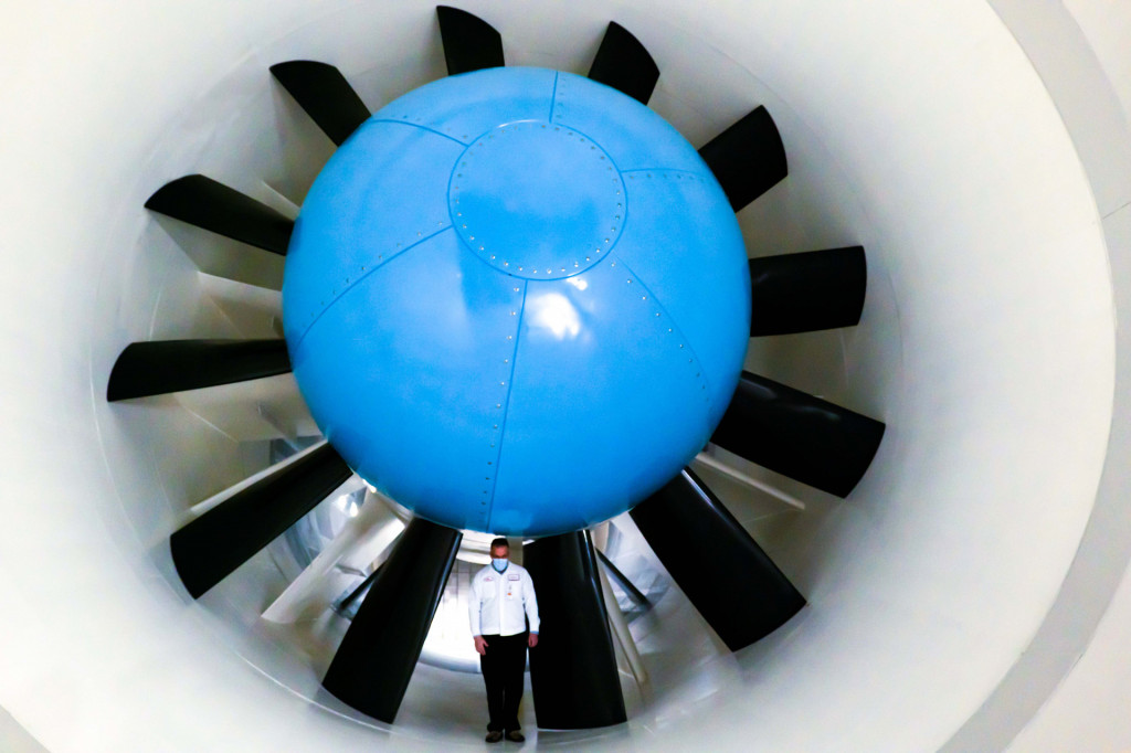 Honda wind tunnel facility in East Liberty, Ohio