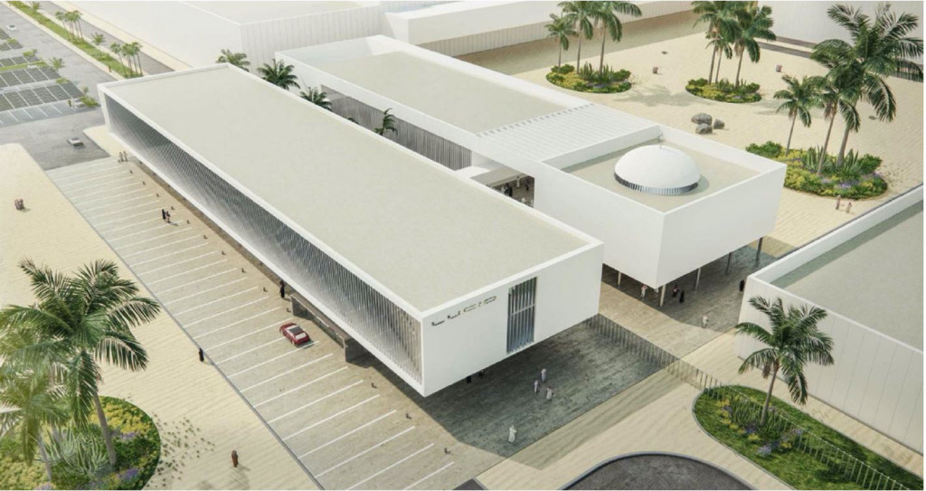 Lucid Saudi Arabia rendering Lucid Saudi Arabia rendering