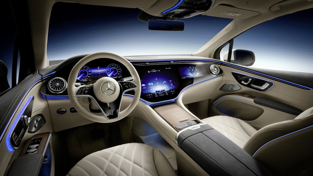 2023 Mercedes-Benz EQS SUV interior 2023 Mercedes-Benz EQS SUV interior