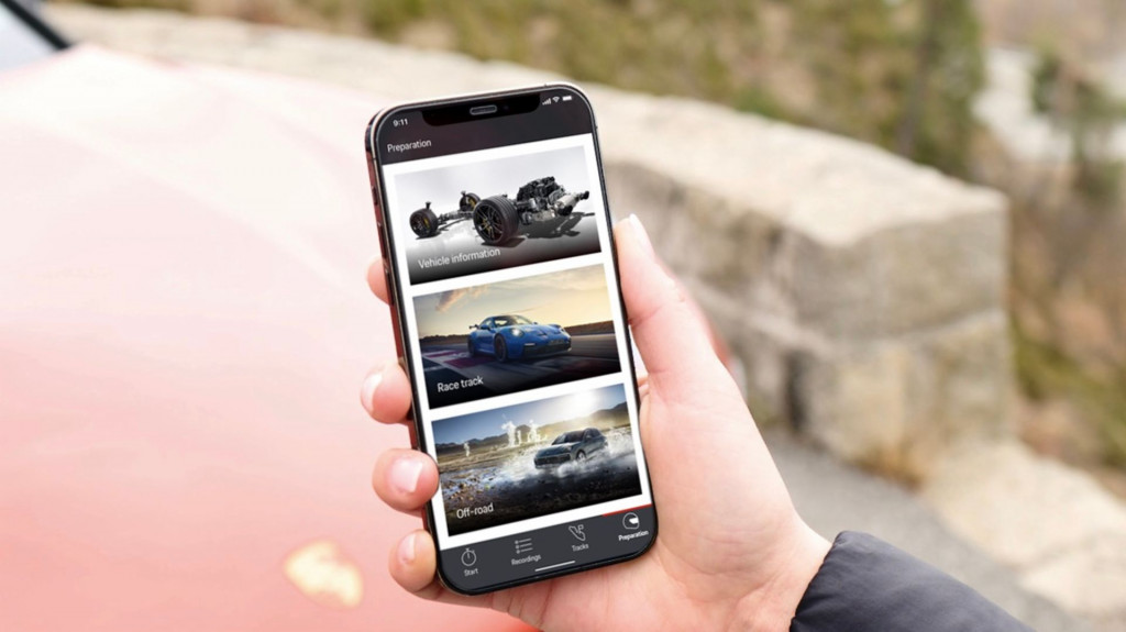 Porsche Track Precision app