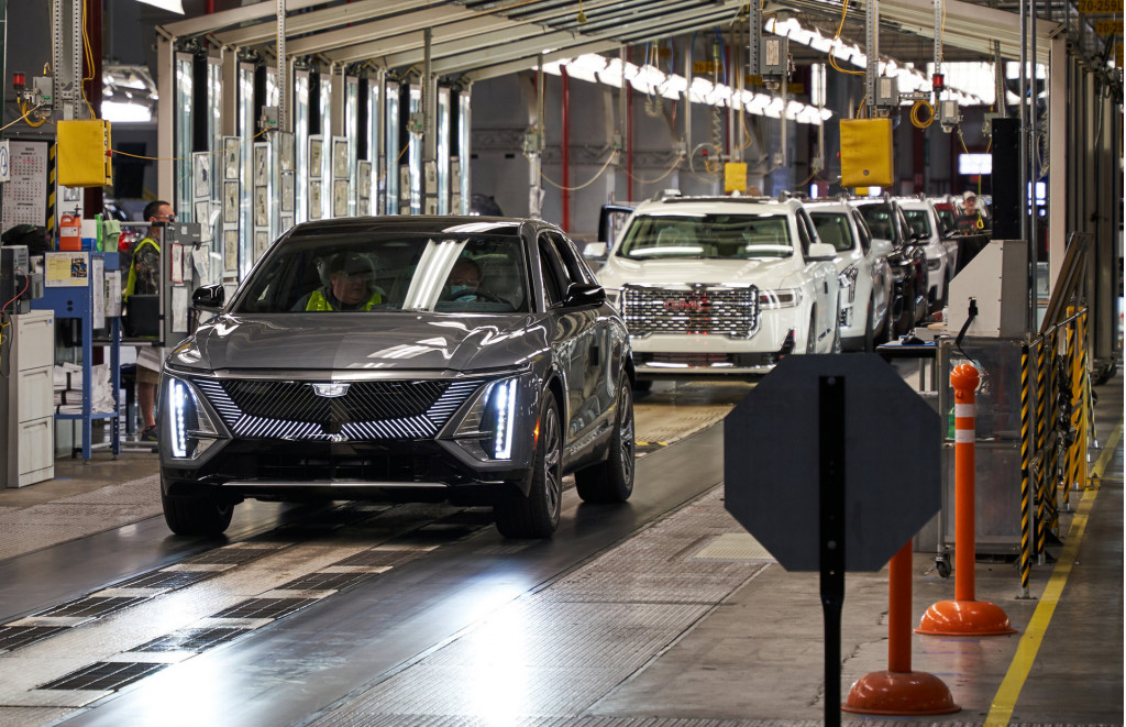 Start of Cadillac Lyriq production at General Motors' Spring Hill Manufacturing plant
