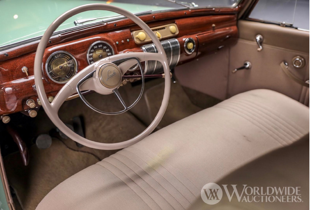 1941 Lincoln Continental owned by Rita Hayworth (photo via Worldwide Auctioneers)