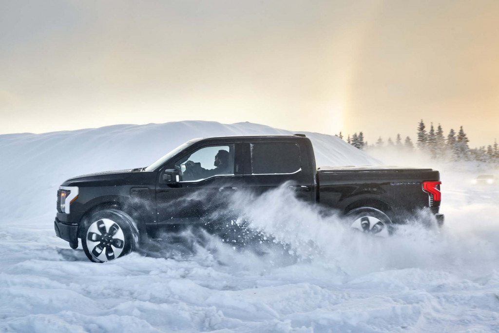 2022 Ford F-150 Lightning cold-weather testing in Alaska