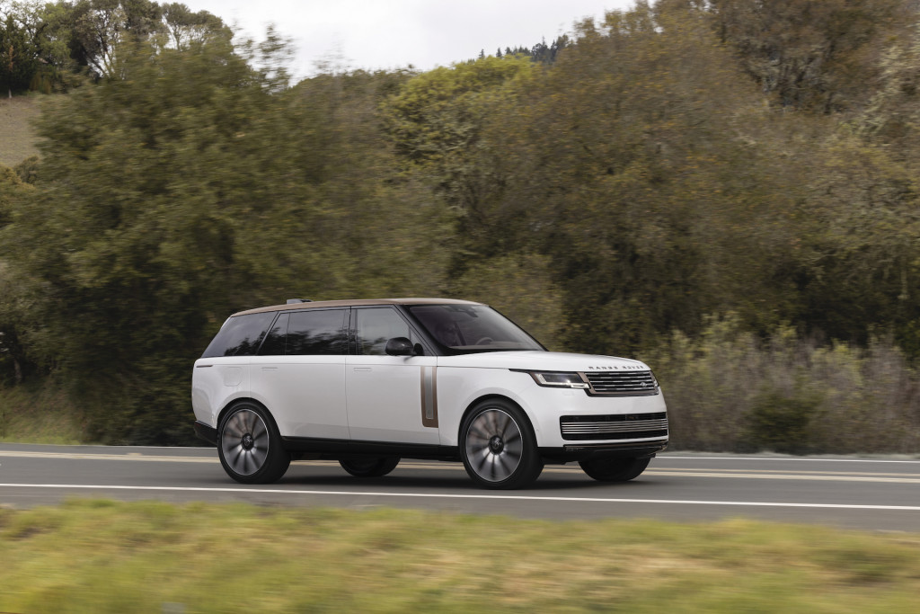 2022 Land Rover Range Rover at Napa Valley press drive, April 2022