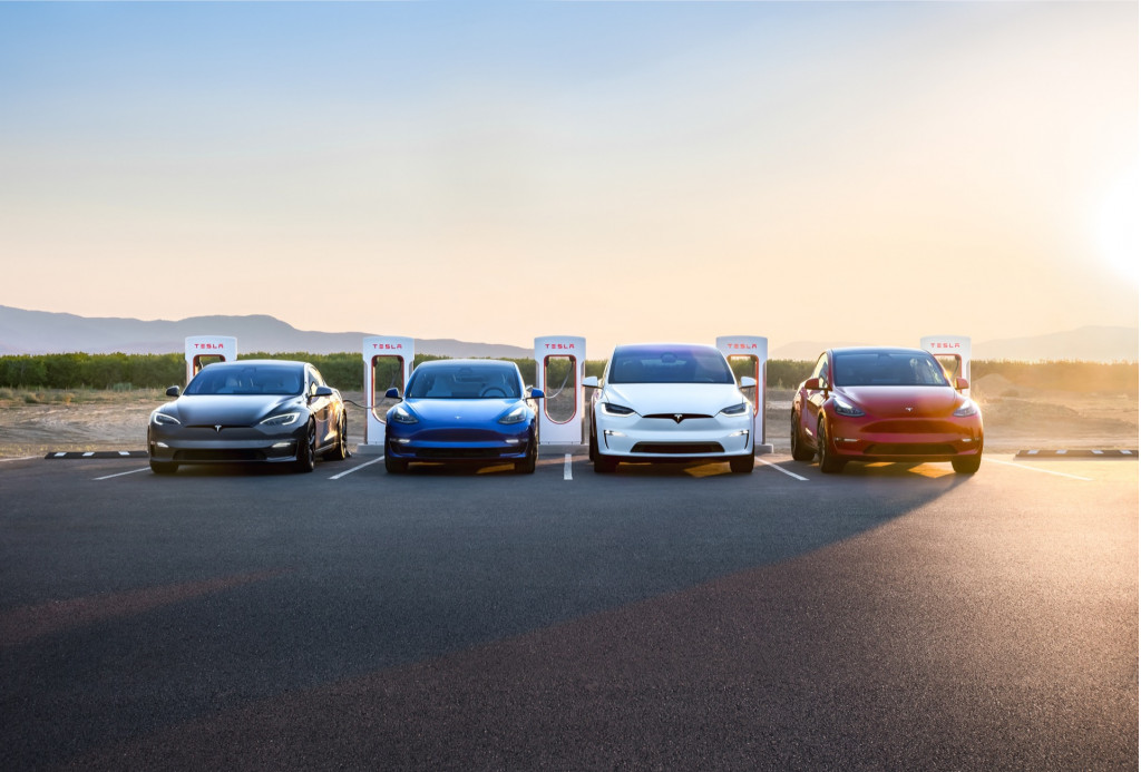 2022 Tesla lineup  (Courtesy of Tesla, Inc.)