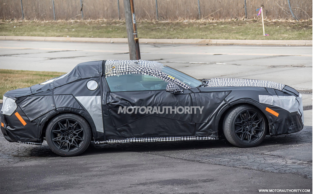 2024 Ford Mustang spy shots - Photo credit: S. Baldauf/SB-Medien