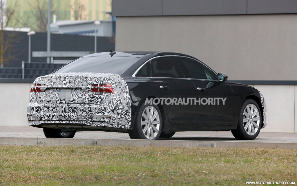 2024 Audi A6 facelift spy shots - Photo credit: S. Baldauf/SB-Medien