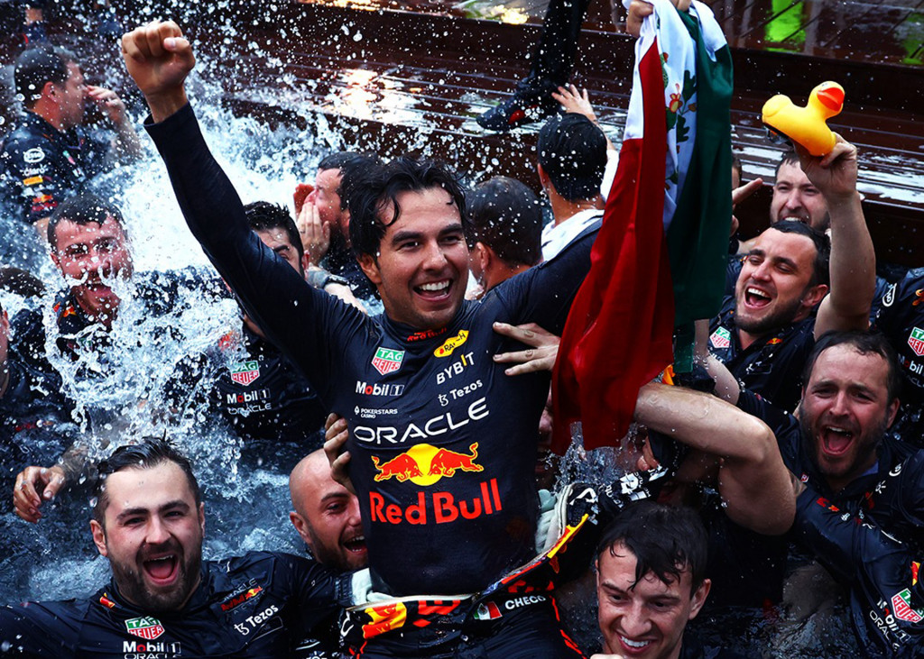 Red Bull Racing's Sergio Perez at the 2022 Formula 1 Monaco Grand Prix