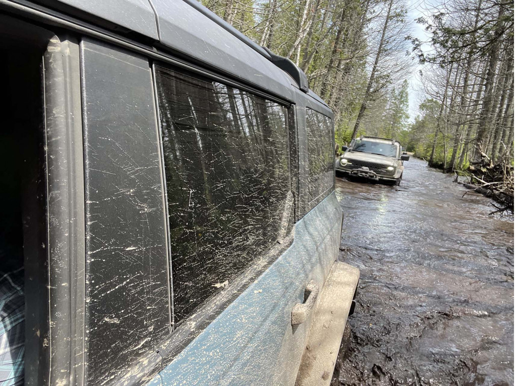 The Bronco Everglades is rated to wade through 36.4 inches of water