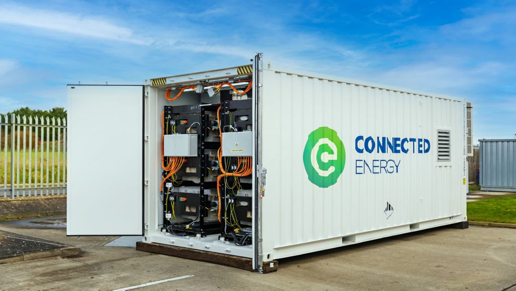 Connected Energy battery energy storage unit