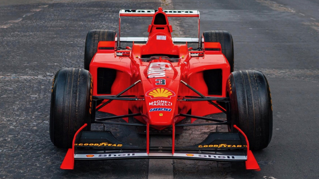 1998 Ferrari F300 chassis 187 driven by Michael Schumacher (photo via RM Sotheby's) 1998 Ferrari F300 chassis 187 driven by Michael Schumacher (photo via RM Sotheby's)