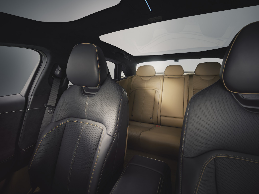 The Lucid Air has 32.1 cubic feet of cargo space between its trunk and frunk. The Lucid Air has 32.1 cubic feet of cargo space between its trunk and frunk.