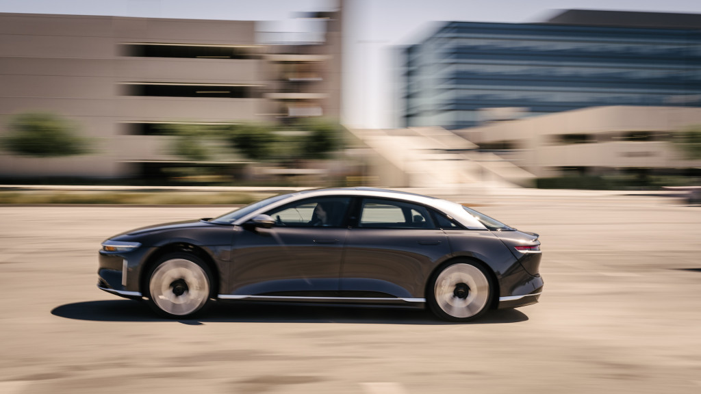 The Lucid Air Grand Touring Performance makes 1,050 hp and can hit 60 mph in just 2.6 seconds. The Lucid Air Grand Touring Performance makes 1,050 hp and can hit 60 mph in just 2.6 seconds.