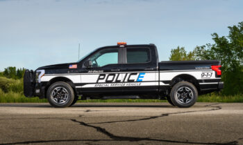 Ford F-150 Lightning Pro SSV electric police truck could save departments money