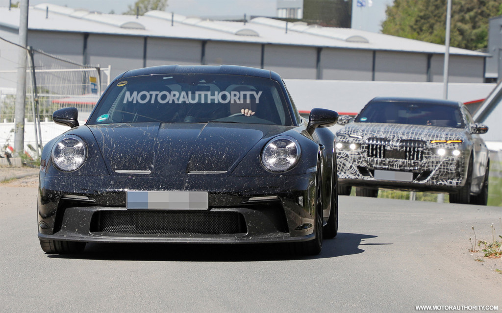 2024 Porsche 911 S/T spy shots - Photo credit: S. Baldauf/SB-Medien