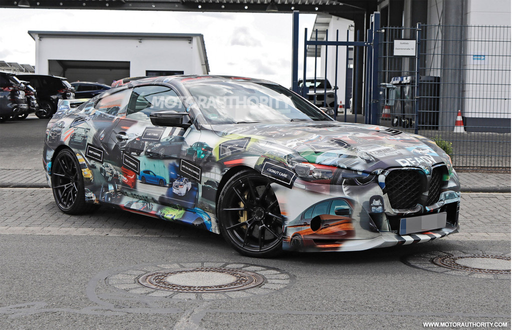 BMW 3.0 CSL homage spy shots - Photo credit: S. Baldauf/SB-Medien