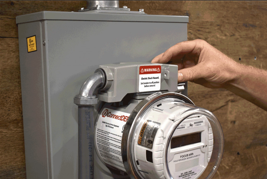 Siemens ConnectDER meter collar plugged