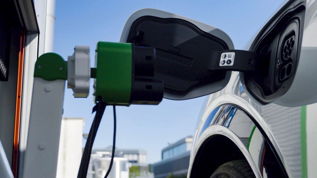 Ford robot charging station prototype