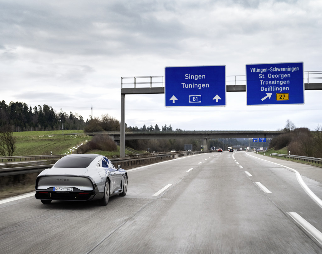 Mercedes-Benz Vision EQXX 1008-km run Mercedes-Benz Vision EQXX 1008-km run