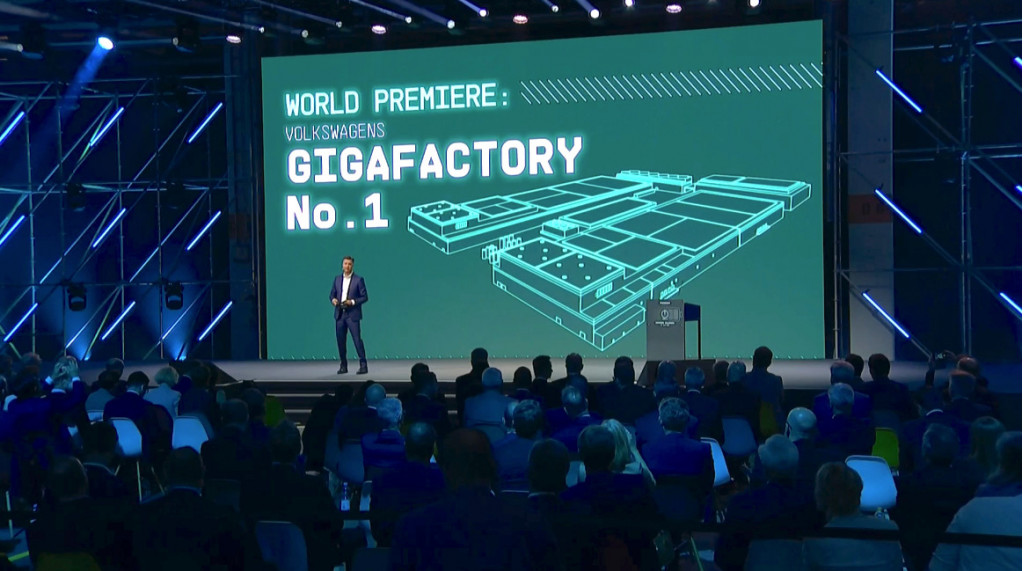 Volkswagen Salzgitter EV cell factory groundbreaking
