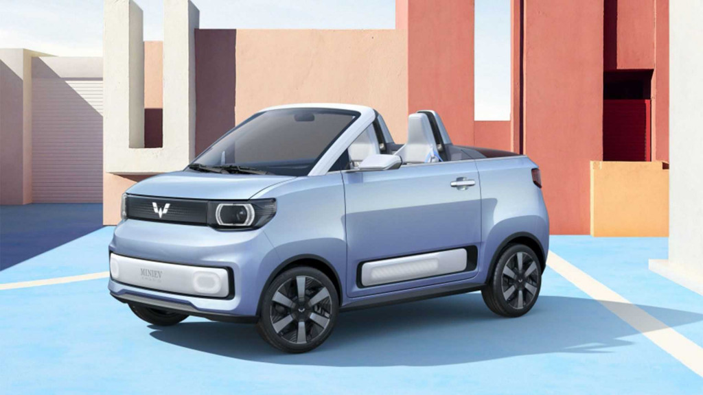 Wuling Hong Guang Mini EV Cabrio concept - 2021 Shanghai auto show Wuling Hong Guang Mini EV Cabrio concept - 2021 Shanghai auto show