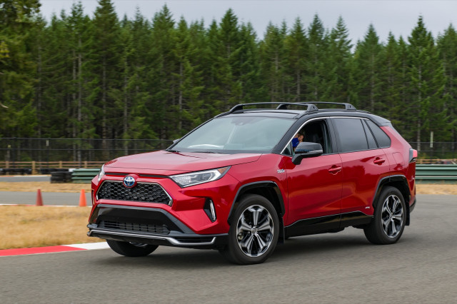 2021 Toyota RAV4 Prime track driving  -  NWAPA  -  September 2021