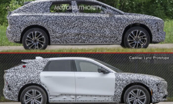 2025 Cadillac electric compact crossover spy shots