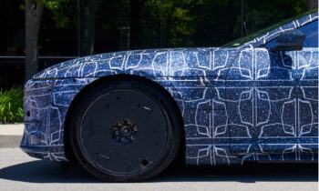 2025 Cadillac Celestiq flagship looks imposing on the road