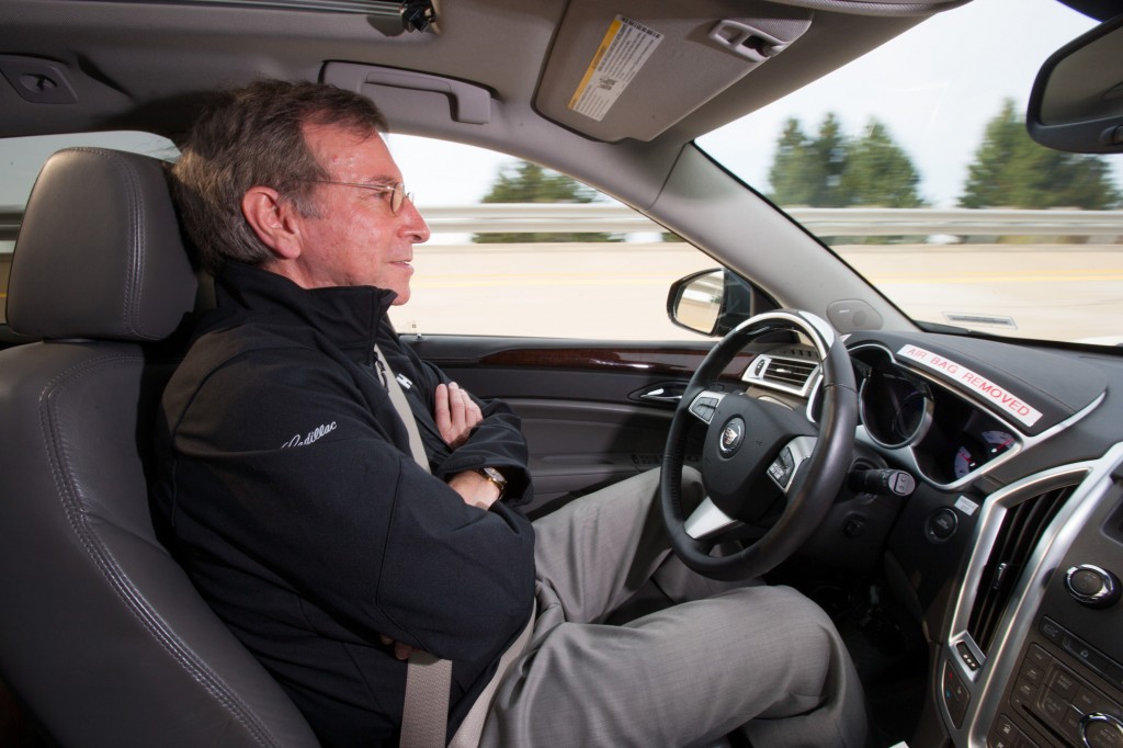 Cadillac's Super Cruise system undergoing testing. Cadillac's Super Cruise system undergoing testing.