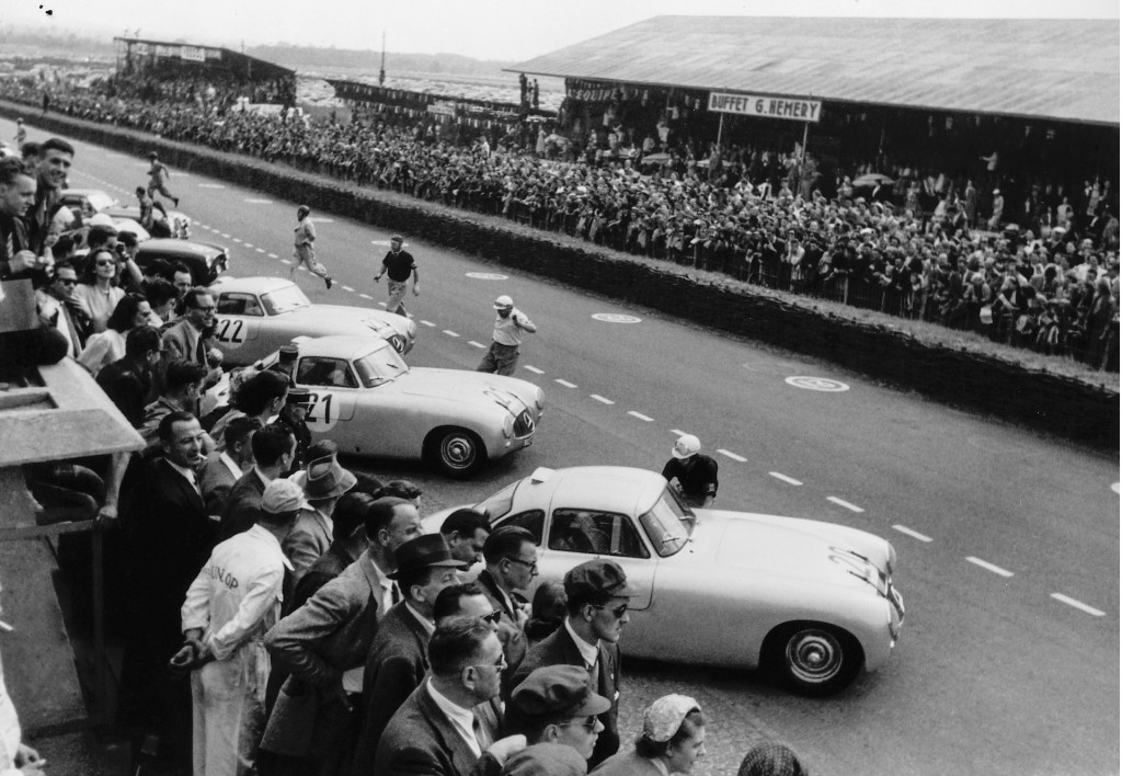 1952 Mercedes-Benz W194 race car at 1952 24 Hours of Le Mans